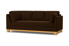 Avalon Right Arm Corner Sofa :: Leg Finish: Natural / Configuration: RAF - Chaise on the Right