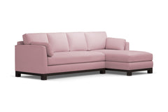 Avalon 2pc Sectional Sofa :: Leg Finish: Espresso / Configuration: RAF - Chaise on the Right