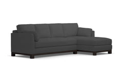 Avalon 2pc Sectional Sofa :: Leg Finish: Espresso / Configuration: RAF - Chaise on the Right