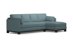 Avalon 2pc Sectional Sofa :: Leg Finish: Espresso / Configuration: RAF - Chaise on the Right