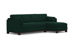 Avalon 2pc Sectional Sofa :: Leg Finish: Espresso / Configuration: RAF - Chaise on the Right