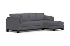 Avalon 2pc Sectional Sofa :: Leg Finish: Espresso / Configuration: RAF - Chaise on the Right