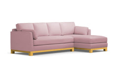 Avalon 2pc Sectional Sofa :: Leg Finish: Natural / Configuration: RAF - Chaise on the Right