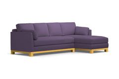 Avalon 2pc Sectional Sofa :: Leg Finish: Natural / Configuration: RAF - Chaise on the Right