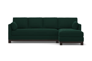 Avalon 2pc Sectional Sofa :: Leg Finish: Espresso / Configuration: RAF - Chaise on the Right