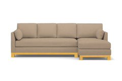 Avalon 2pc Sectional Sofa :: Leg Finish: Natural / Configuration: RAF - Chaise on the Right