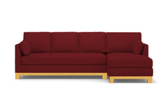 Avalon 2pc Sectional Sofa :: Leg Finish: Natural / Configuration: RAF - Chaise on the Right