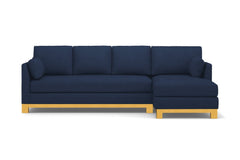 Avalon 2pc Sectional Sofa :: Leg Finish: Natural / Configuration: RAF - Chaise on the Right