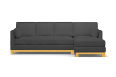 Avalon 2pc Sectional Sofa :: Leg Finish: Natural / Configuration: RAF - Chaise on the Right