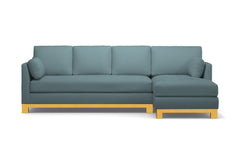 Avalon 2pc Sectional Sofa :: Leg Finish: Natural / Configuration: RAF - Chaise on the Right