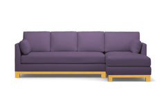 Avalon 2pc Sectional Sofa :: Leg Finish: Natural / Configuration: RAF - Chaise on the Right