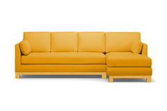 Avalon 2pc Sectional Sofa :: Leg Finish: Natural / Configuration: RAF - Chaise on the Right