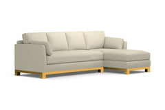 Avalon 2pc Sectional Sofa :: Leg Finish: Natural / Configuration: RAF - Chaise on the Right