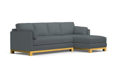 Avalon 2pc Sectional Sofa :: Leg Finish: Natural / Configuration: RAF - Chaise on the Right