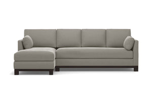 Avalon 2pc Sectional Sofa :: Leg Finish: Espresso / Configuration: LAF - Chaise on the Left