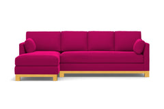 Avalon 2pc Sectional Sofa :: Leg Finish: Natural / Configuration: LAF - Chaise on the Left