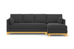 Avalon 2pc Sectional Sofa :: Leg Finish: Natural / Configuration: RAF - Chaise on the Right