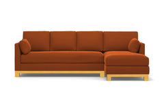 Avalon 2pc Sectional Sofa :: Leg Finish: Natural / Configuration: RAF - Chaise on the Right