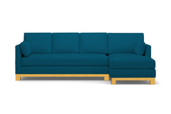 Avalon 2pc Sectional Sofa :: Leg Finish: Natural / Configuration: RAF - Chaise on the Right