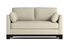 Avalon Twin Size Sleeper Sofa Bed :: Leg Finish: Espresso / Sleeper Option: Deluxe Innerspring Mattress