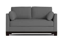 Avalon Twin Size Sleeper Sofa Bed :: Leg Finish: Espresso / Sleeper Option: Deluxe Innerspring Mattress