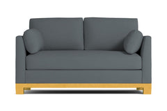 Avalon Twin Size Sleeper Sofa Bed :: Leg Finish: Natural / Sleeper Option: Memory Foam Mattress