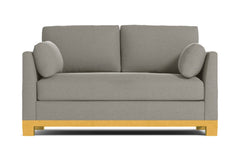 Avalon Twin Size Sleeper Sofa Bed :: Leg Finish: Natural / Sleeper Option: Deluxe Innerspring Mattress