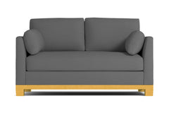 Avalon Apartment Size Sleeper Sofa Bed :: Leg Finish: Natural / Sleeper Option: Memory Foam Mattress