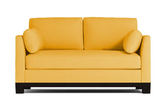 Avalon Apartment Size Sleeper Sofa Bed :: Leg Finish: Espresso / Sleeper Option: Deluxe Innerspring Mattress