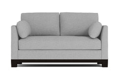 Avalon Apartment Size Sleeper Sofa Bed :: Leg Finish: Espresso / Sleeper Option: Memory Foam Mattress