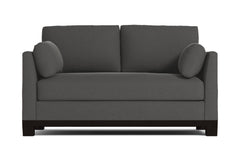 Avalon Twin Size Sleeper Sofa Bed :: Leg Finish: Espresso / Sleeper Option: Deluxe Innerspring Mattress