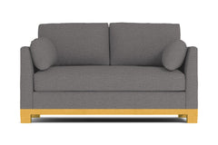 Avalon Twin Size Sleeper Sofa Bed :: Leg Finish: Natural / Sleeper Option: Deluxe Innerspring Mattress