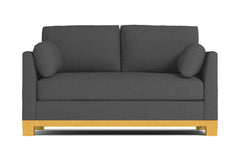 Avalon Apartment Size Sleeper Sofa Bed :: Leg Finish: Natural / Sleeper Option: Memory Foam Mattress