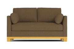 Avalon Twin Size Sleeper Sofa Bed :: Leg Finish: Natural / Sleeper Option: Deluxe Innerspring Mattress