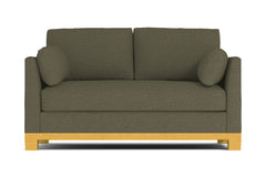 Avalon Apartment Size Sleeper Sofa Bed :: Leg Finish: Natural / Sleeper Option: Deluxe Innerspring Mattress