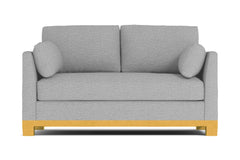 Avalon Twin Size Sleeper Sofa Bed :: Leg Finish: Natural / Sleeper Option: Memory Foam Mattress