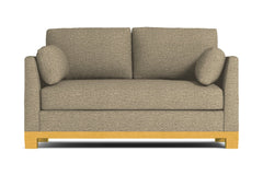 Avalon Twin Size Sleeper Sofa Bed :: Leg Finish: Natural / Sleeper Option: Memory Foam Mattress