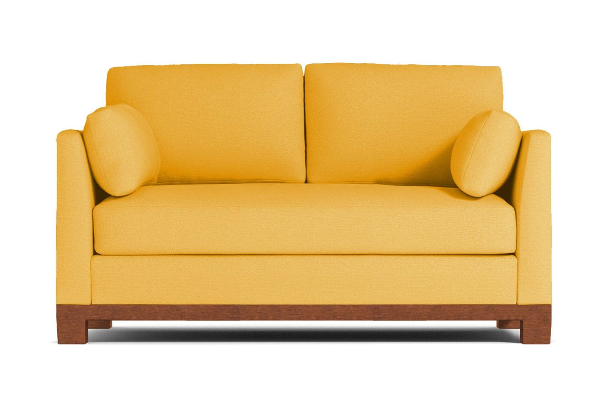 Avalon Apartment Size Sofa Leg Finish Pecan / Size Apartment Size