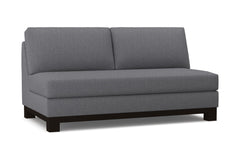 Avalon Armless Apartment Size Sofa :: Leg Finish: Espresso