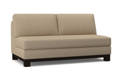 Avalon Armless Apartment Size Sofa :: Leg Finish: Espresso