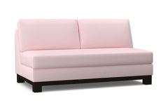 Avalon Armless Apartment Size Sofa :: Leg Finish: Espresso