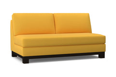 Avalon Armless Apartment Size Sofa :: Leg Finish: Espresso