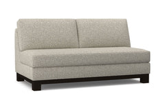 Avalon Armless Apartment Size Sofa :: Leg Finish: Espresso