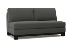 Avalon Armless Apartment Size Sofa :: Leg Finish: Espresso