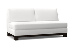 Avalon Armless Apartment Size Sofa :: Leg Finish: Espresso