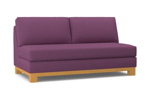 Avalon Armless Apartment Size Sofa :: Leg Finish: Natural