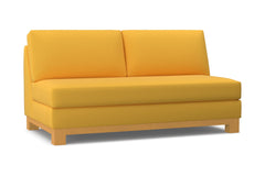 Avalon Armless Apartment Size Sofa :: Leg Finish: Natural