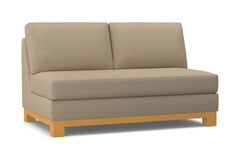 Avalon Armless Loveseat :: Leg Finish: Natural