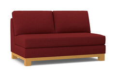 Avalon Armless Loveseat :: Leg Finish: Natural