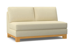 Avalon Armless Loveseat :: Leg Finish: Natural